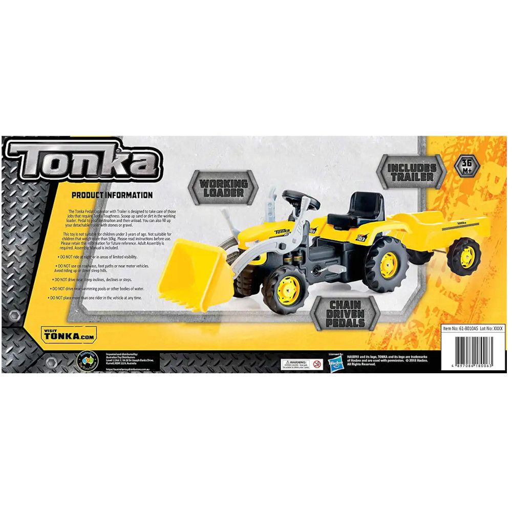 Remote control tonka excavator top