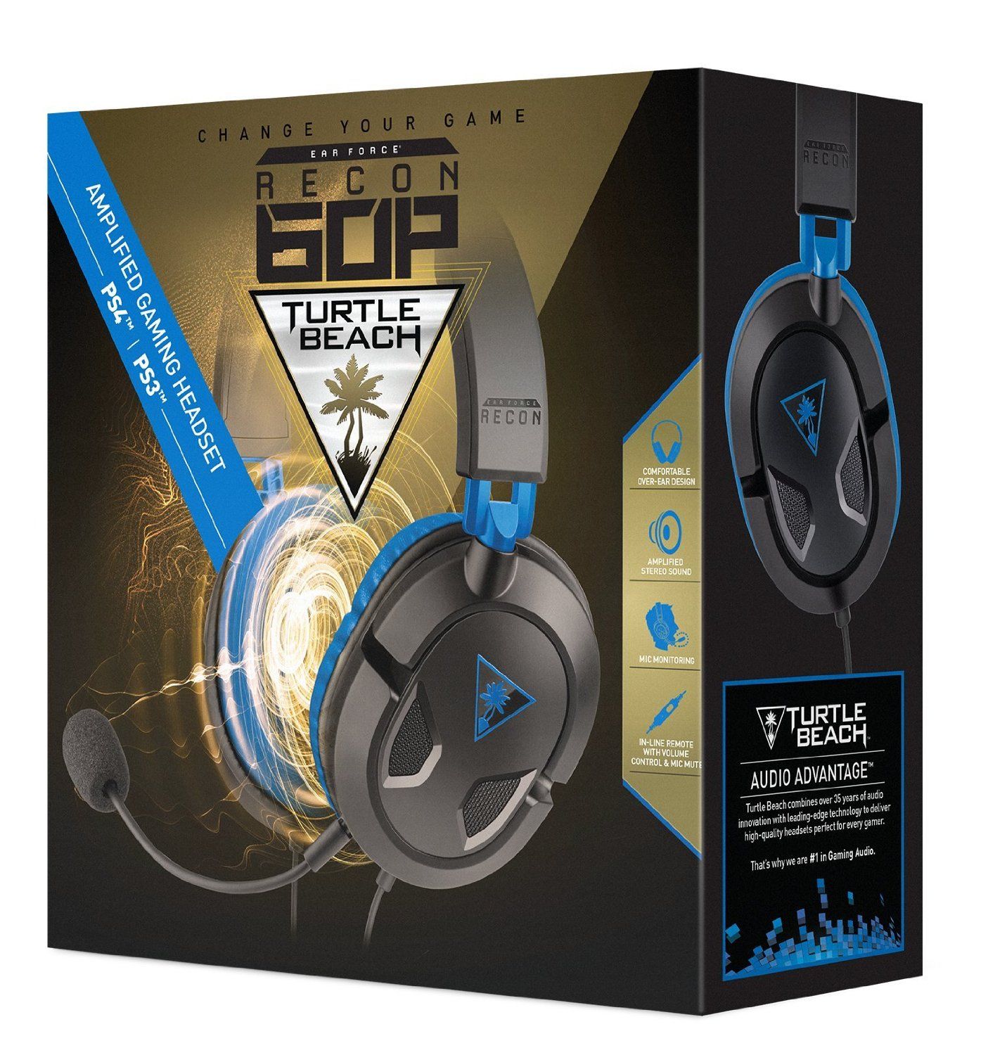 Ps4 headset hotsell with mic monitoring