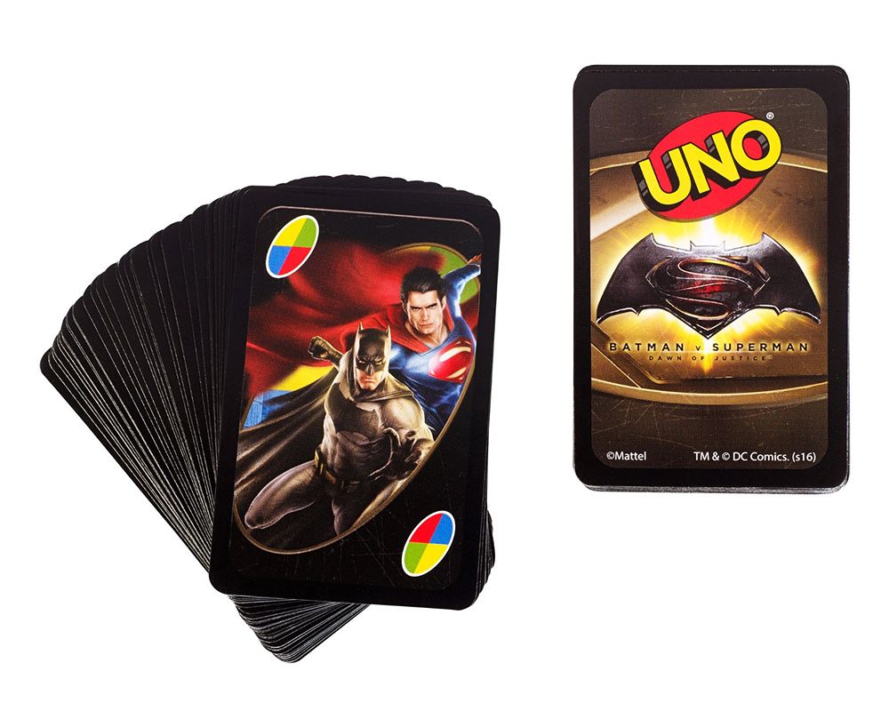 Uno Batman v Superman Card Game | The Gamesmen