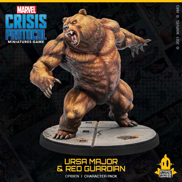 Marvel Crisis Protocol Ursa Major Red Guardian Character Pack