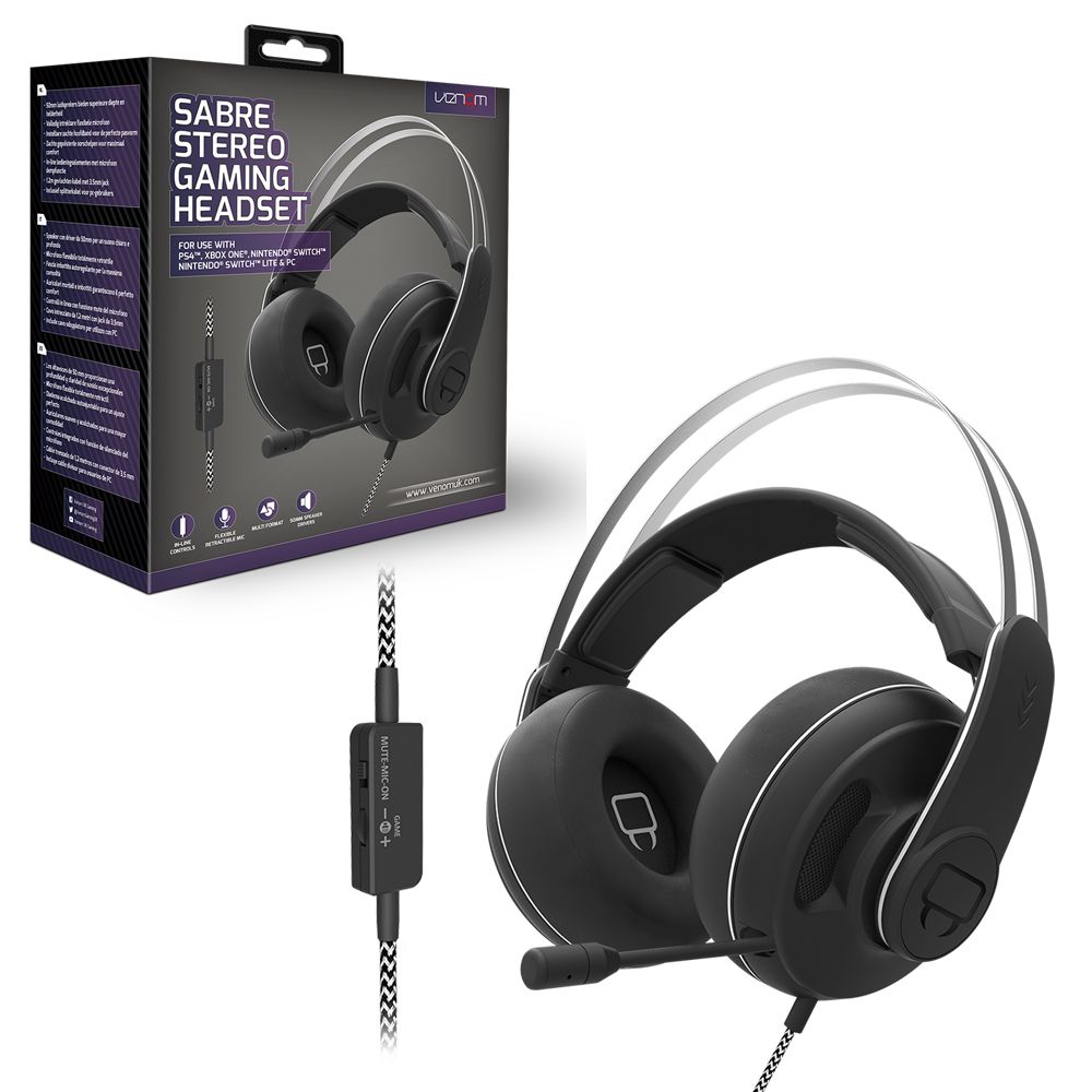 Venom Sabre Stereo Universal Wired Gaming Headset