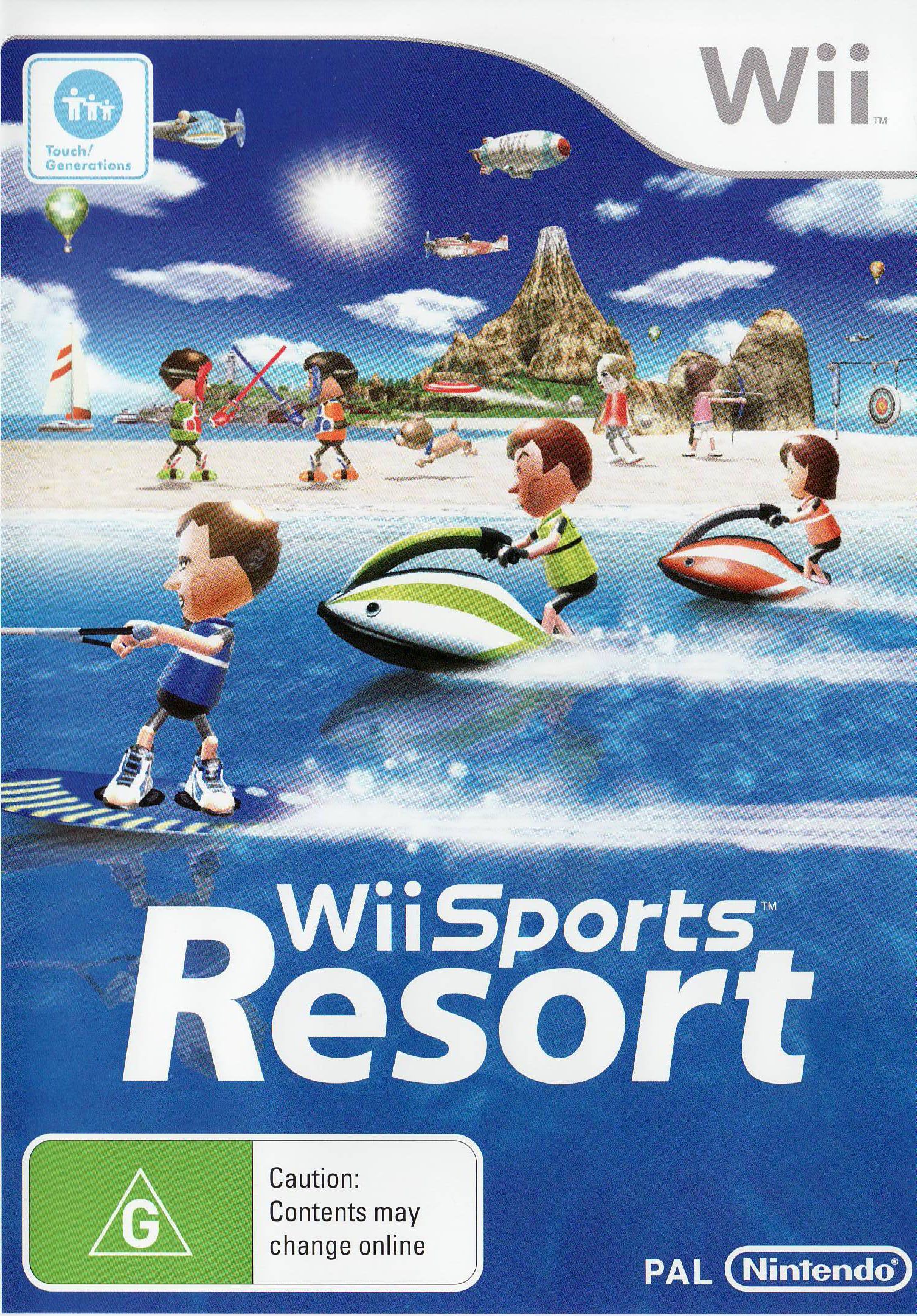 Wii Sports Resort (Nintendo Wii) Complete Game Disc Case Bowling Basketball  Golf 45496902339