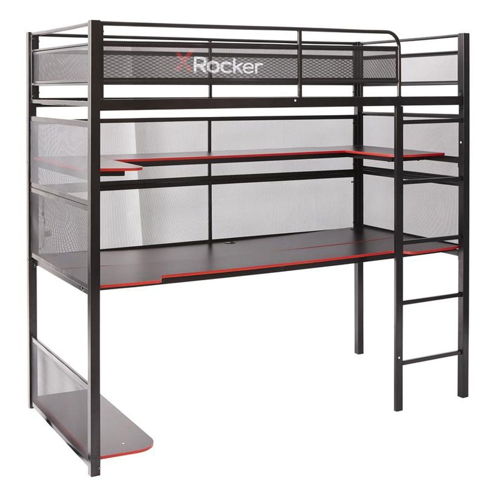 X rocker gaming desk bed sales