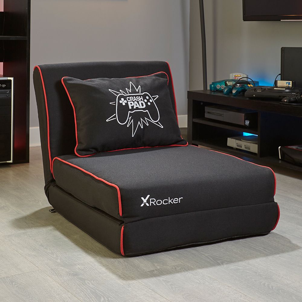 X Rocker Crash Pad JR Convertible Gaming Futon