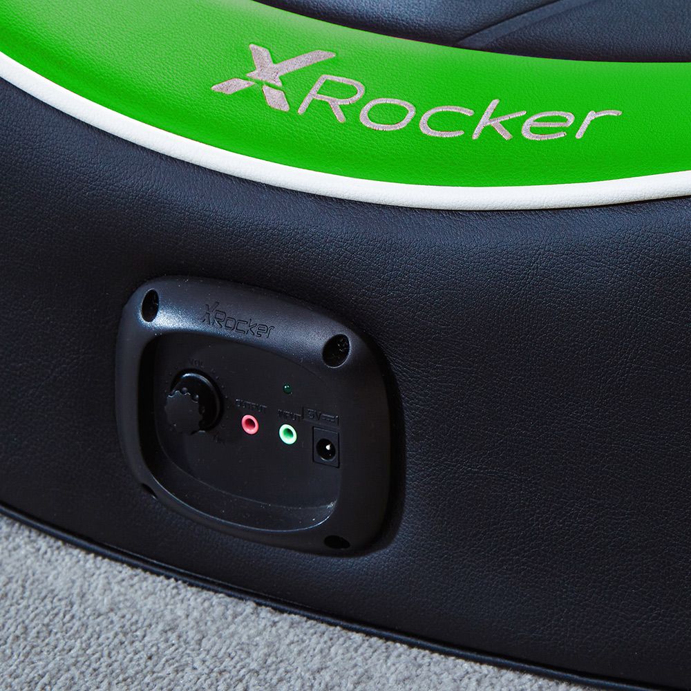 X Rocker Shadow 2.0 Black Green Floor Rocker