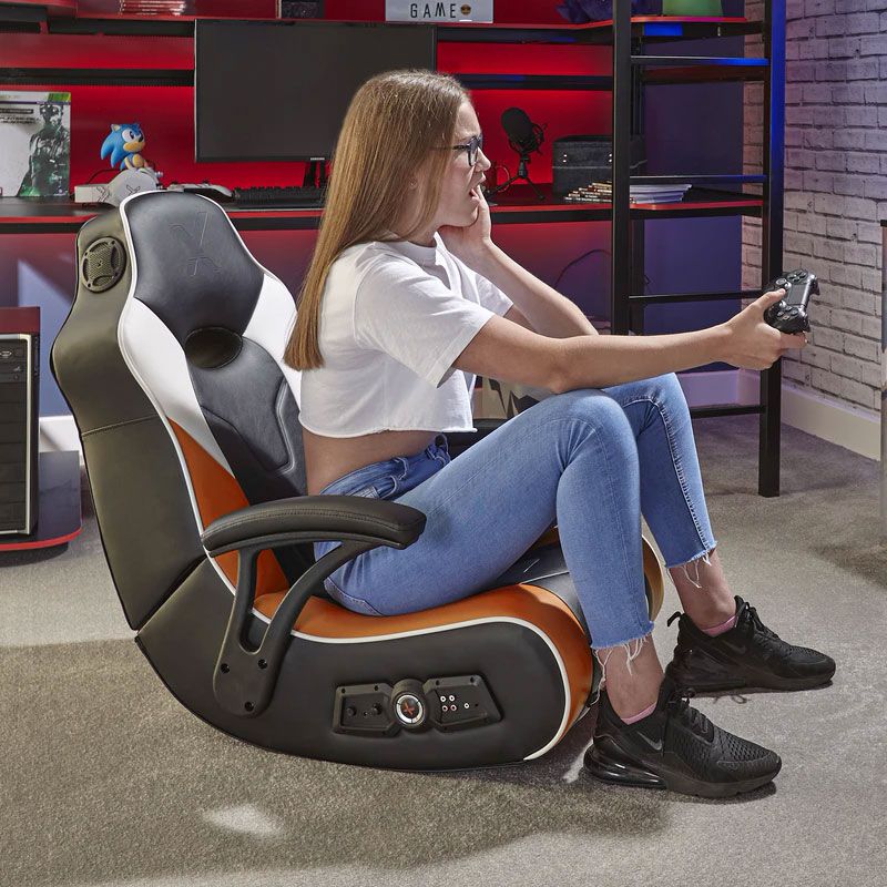 X Rocker G Force Sport 2.1 with Subwoofer Floor Rocker Gaming Chair