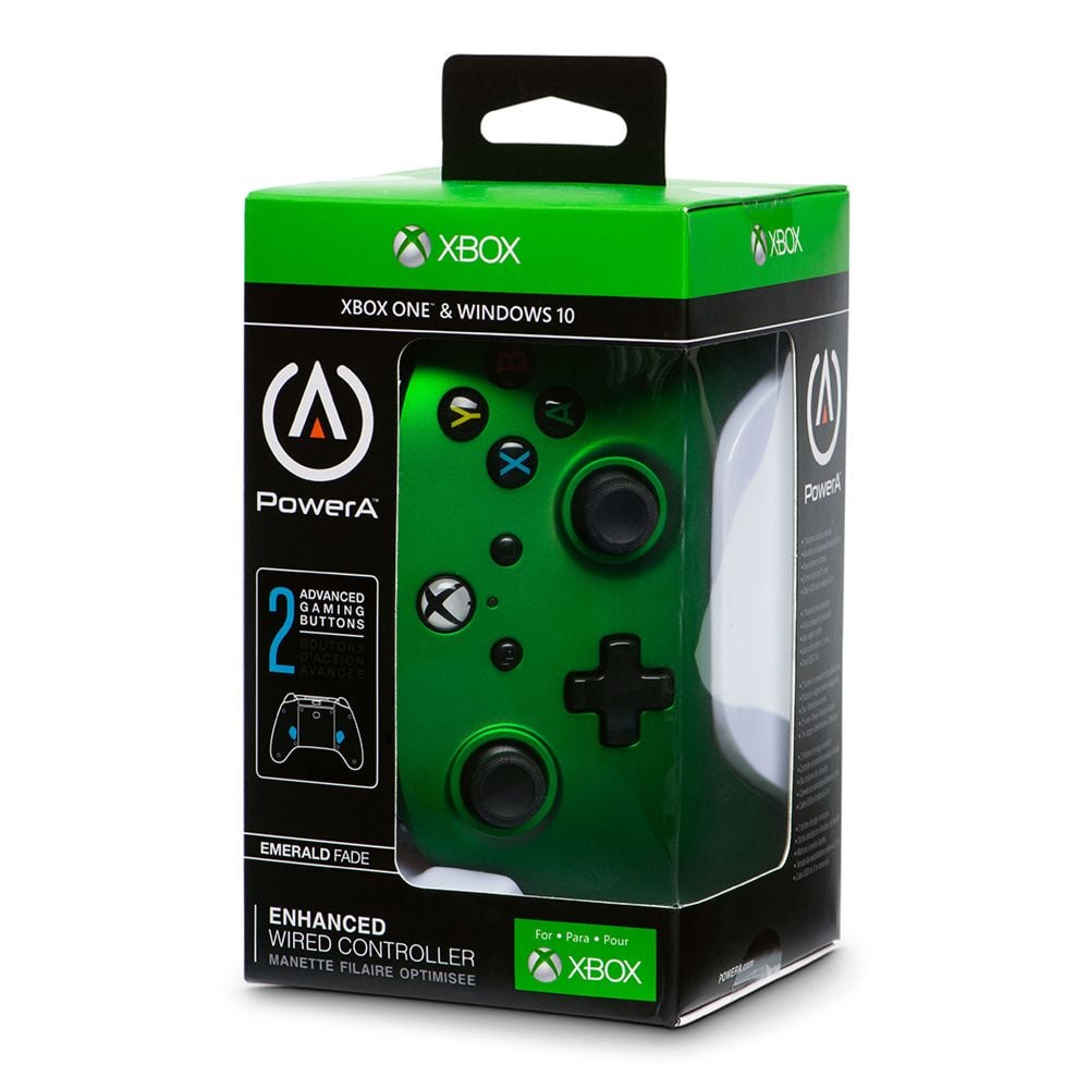 Xbox One Emerald Fade Enhanced Wired Controller