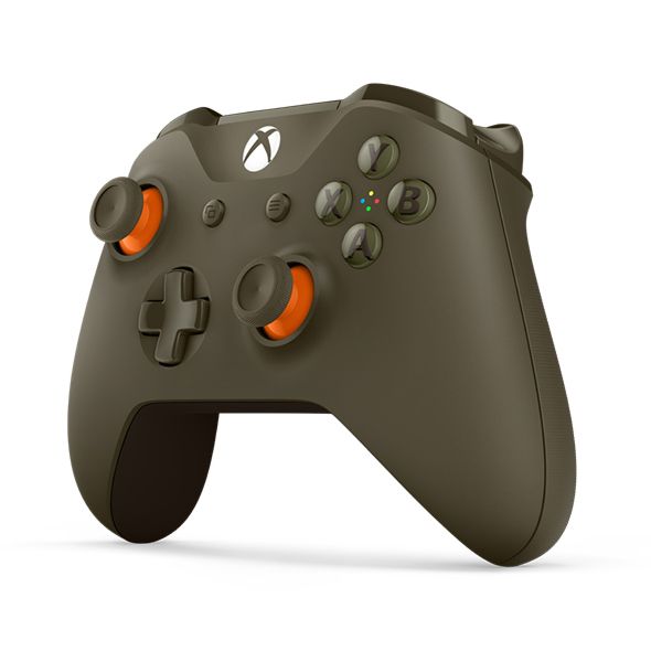 Orange and black xbox one controller deals