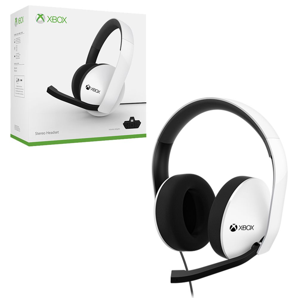 Enjuague bucal Prematuro Humanista Xbox One White Stereo Wired Headset | The Gamesmen