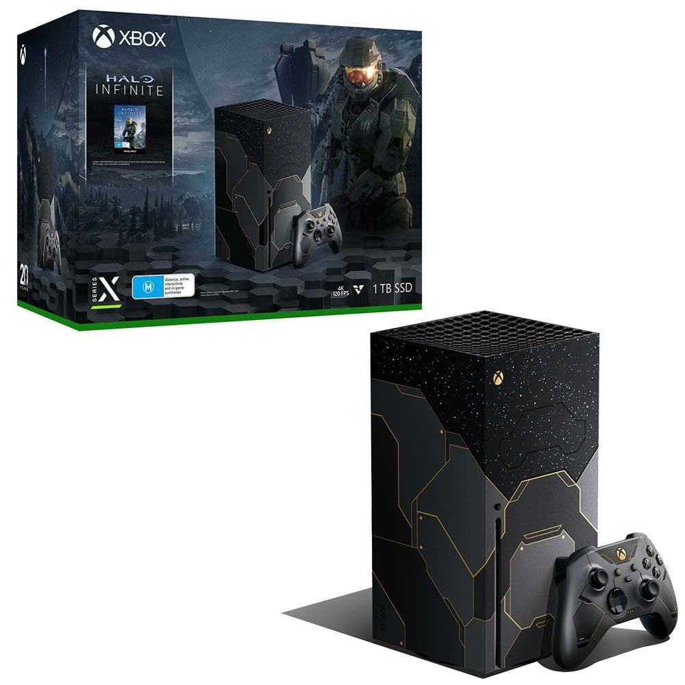  Xbox Series X – Halo Infinite Limited Edition Console Bundle :  Video Games