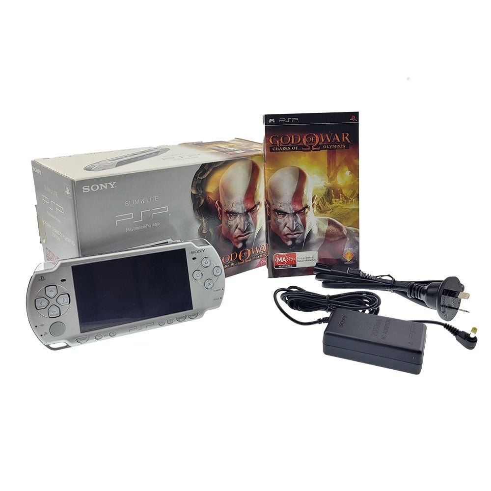 PSP 2000 Silver God of War Chains of Olympus Bundle [Pre Owned]