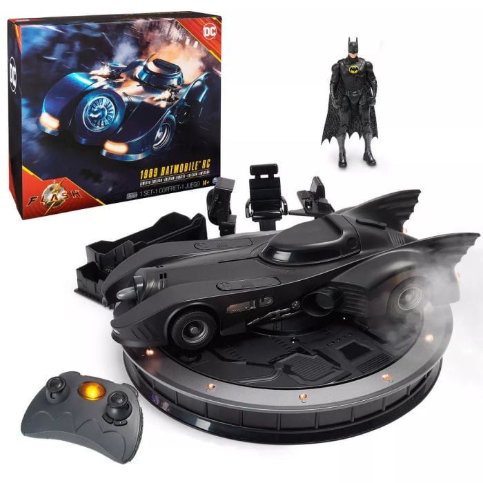 The Flash Movie Limited Edition 1989 Batmobile RC Car With Batman Action Figure
