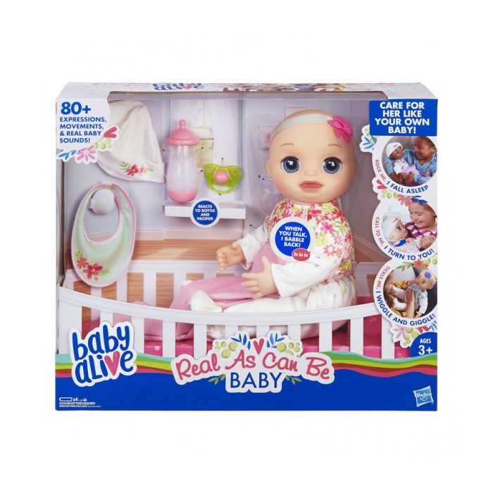Baby Alive Real As Can Be Baby Girl Doll