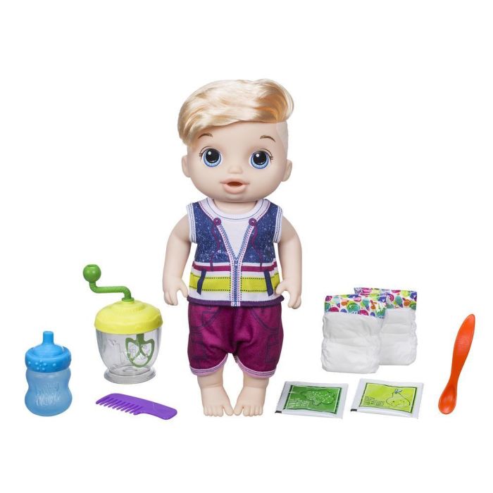 Baby Alive Sweet Spoonfuls Baby Doll Boy Blonde Hair
