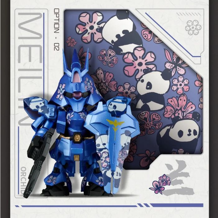 Bandai Shokugan QMSV Mini Sazabi Meilin Version Figure Blind Box