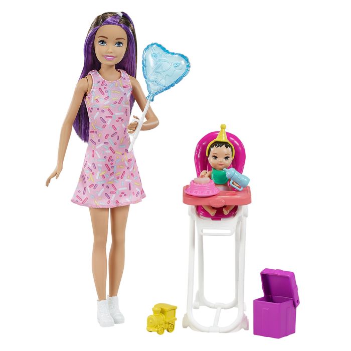 Barbie skipper purple hair discount