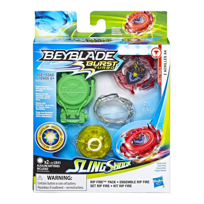 Beyblade Burst Turbo Slingshot Light Up Starter Pack Z Achillies A4