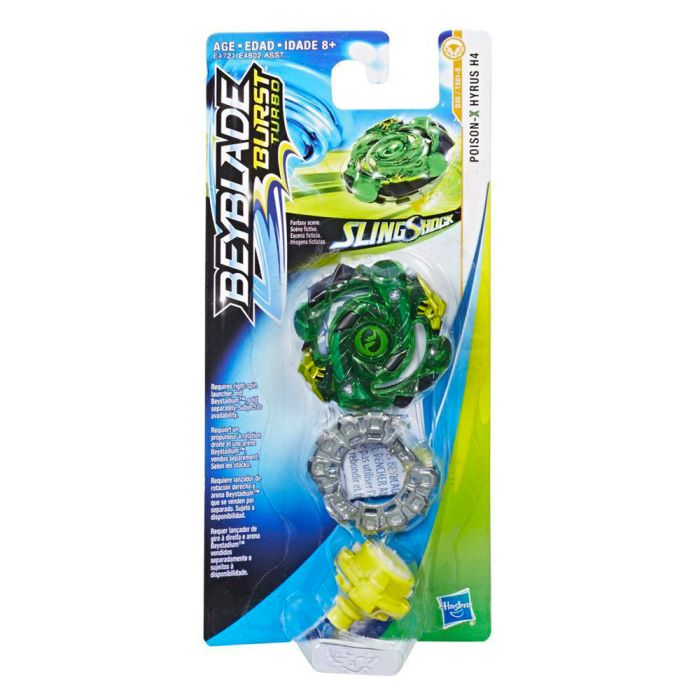 Beyblade Burst Turbo Slingshot Single Pack Poison X Hyrus H4