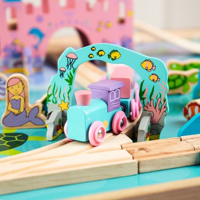 Bigjigs magical train set and table cheap