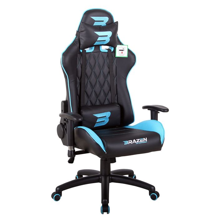 Brazen Phantom Elite PC Gaming Chair Blue