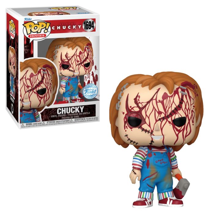 Bride of Chucky Chucky Battle Damaged Funko POP Vinyl