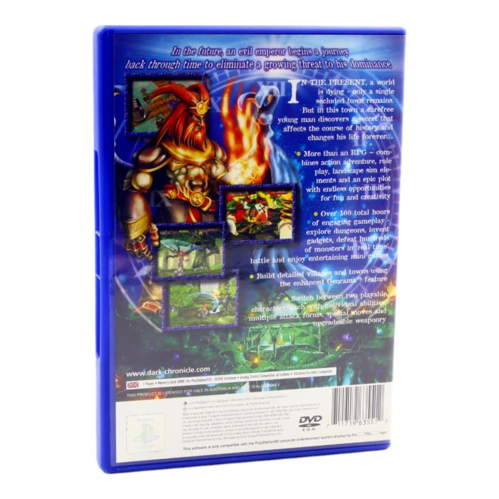 Jeu PlayStation 2 - Dark Chronicle (PAL Français) - Version Complète En Bon état