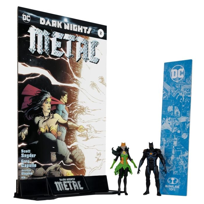 DC Direct Page Punchers Dark Knights Batman of Earth 44 Earth 11 3 Figures with Comic Book