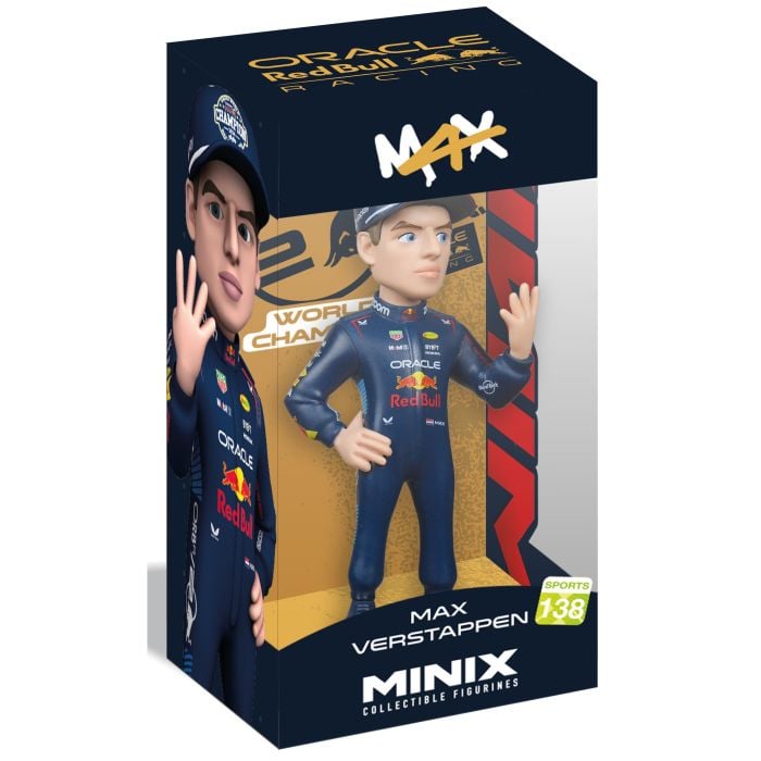 MINIX マックス・フェルスタッペン フィギュア　ワールドチャンピオン4連覇 Minix F1 Red Bull Max Verstappen 4 Time World Champion Figure