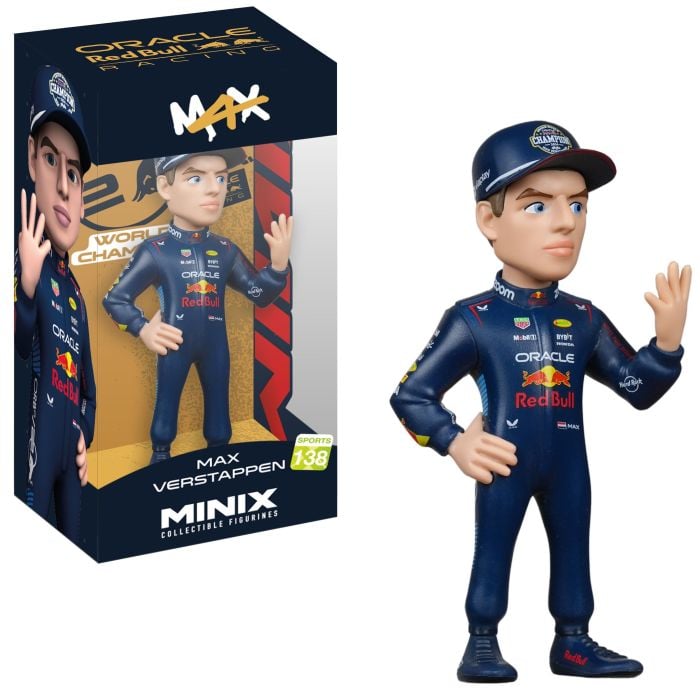 Minix F1 Red Bull Max Verstappen 4 Time World Champion Figure