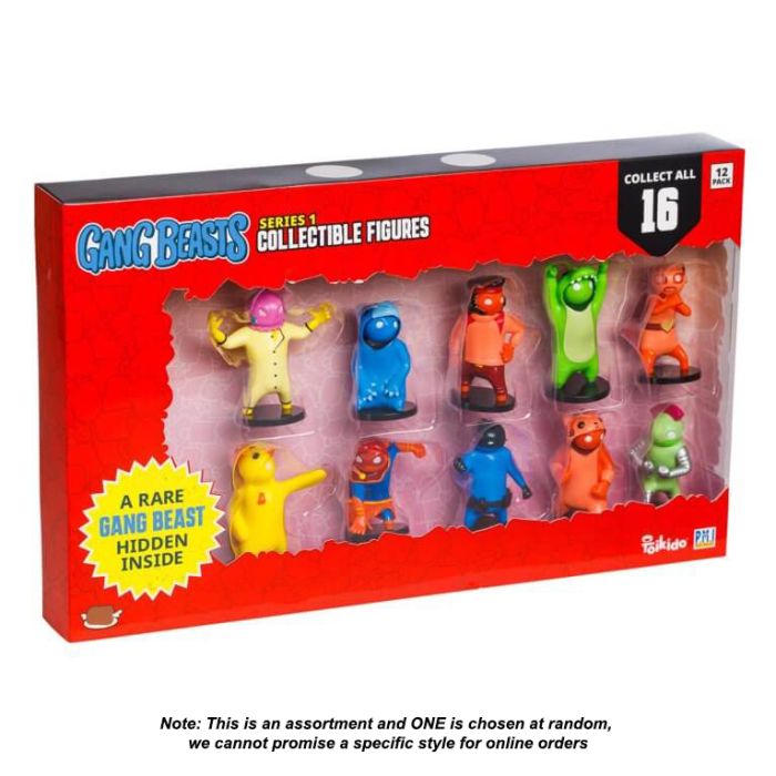 Figurines Gang Beasts Pack De 5 - Collection Du Jeu Multijoueur De Combat, Neuves