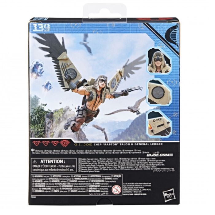 G.I. Joe Classified Series 139 Chip Raptor Talon General Ledger Action Figure