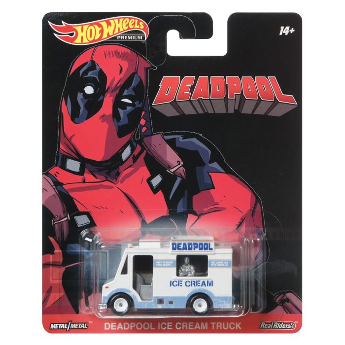 Hot Wheels Premium Retro Entertainment Deadpool Ice Cream Truck