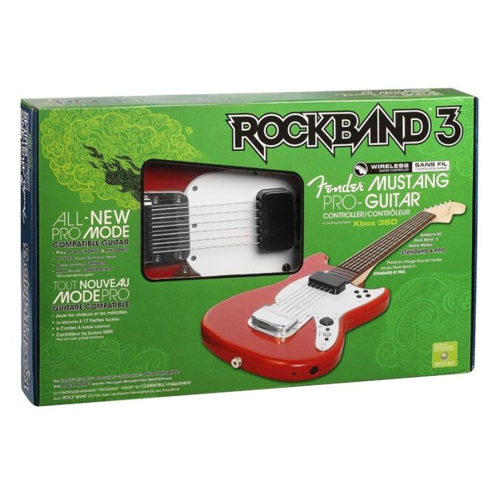 Xbox buy 360 Rock Band 3 Mustang Guitar