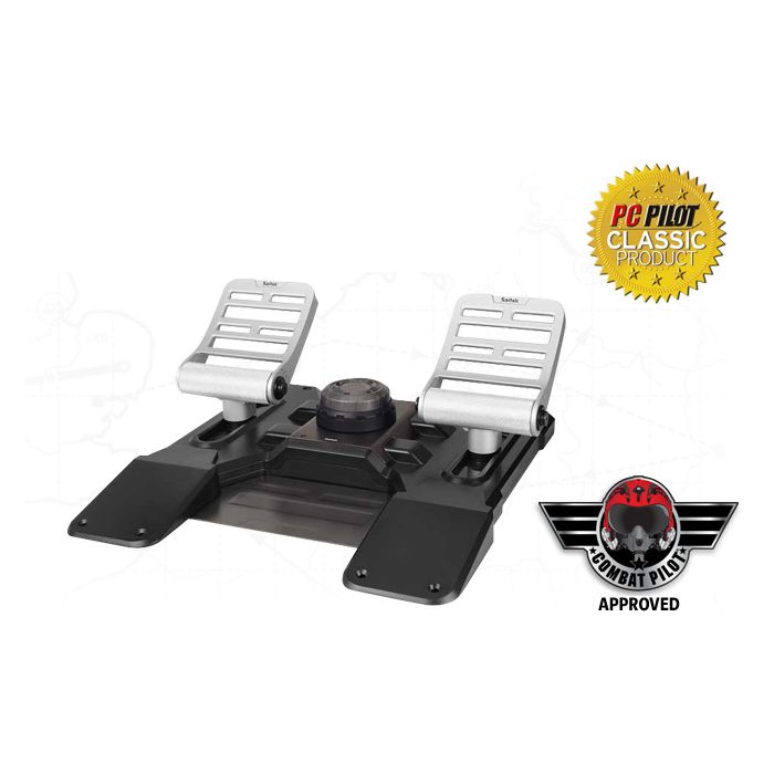 Saitek Pro Flight Combat Rudder Pedals with Toe Brakes