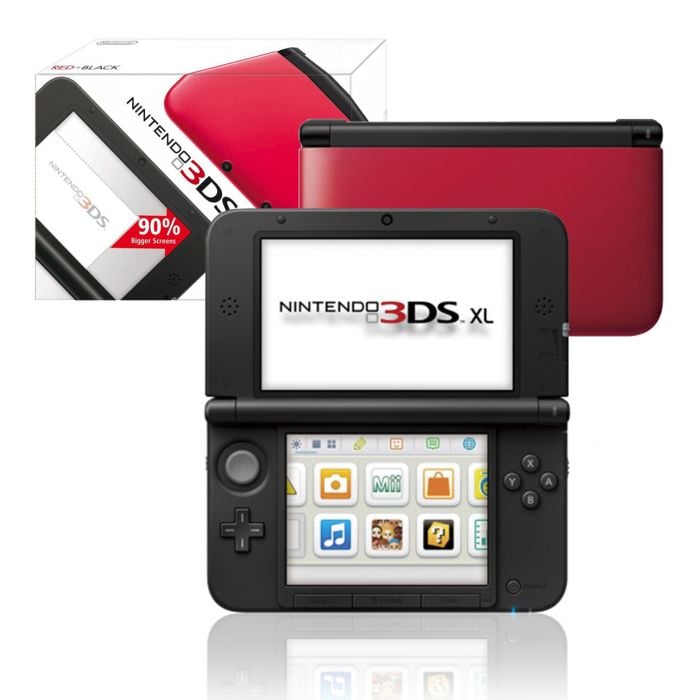 Red and 2024 Black Nintendo 3DS XL