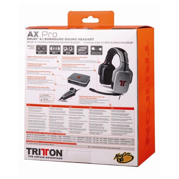 TRITTON AX Pro Dolby True 5.1 Wired Gaming Headset