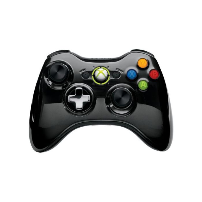 Xbox 360 Chrome Series Wireless Controller Black