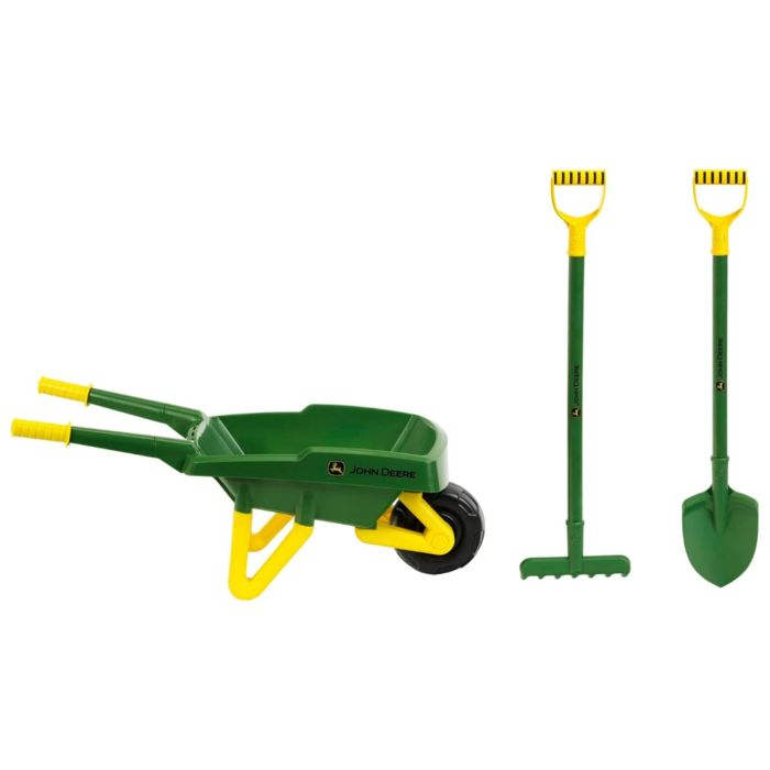 John Deere Kids Wheelbarrow Set