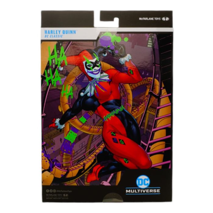 McFarlane DC Multiverse Classic Harley Quinn Jokerized Gold Label Figure