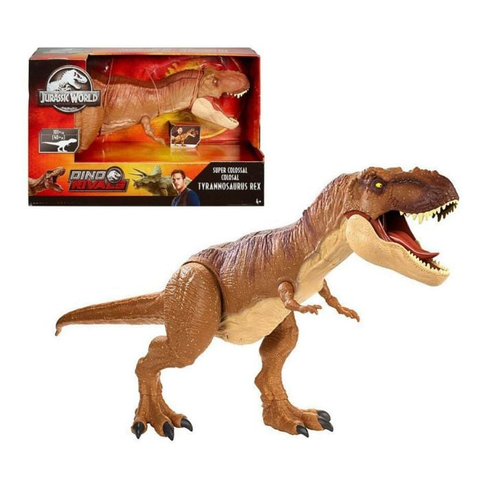 Jurassic World Dino Rivals Super Colossal Tyrannosaurus Rex 40 Inch Action Figure