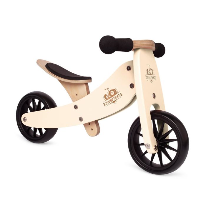 Kinderfeets Tiny Tot 2 in 1 Cream Ride On Trike