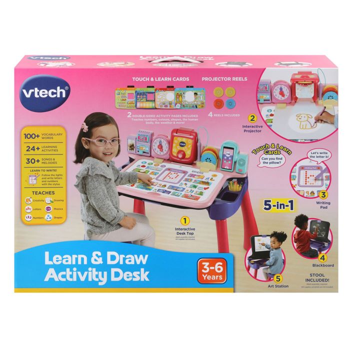 Vtech touch and learn activity desk pink outlet
