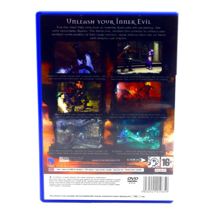 Jeu LEGACY OF KAIN: DEFIANCE PS2 PAL FR - Complet, Très Bon état