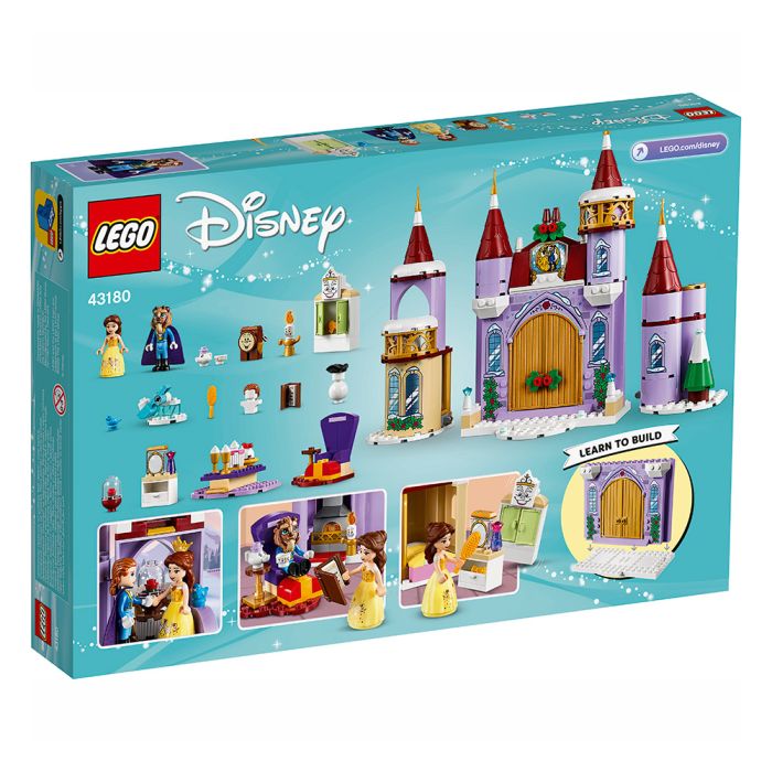 Belle's castle winter celebration lego 2025