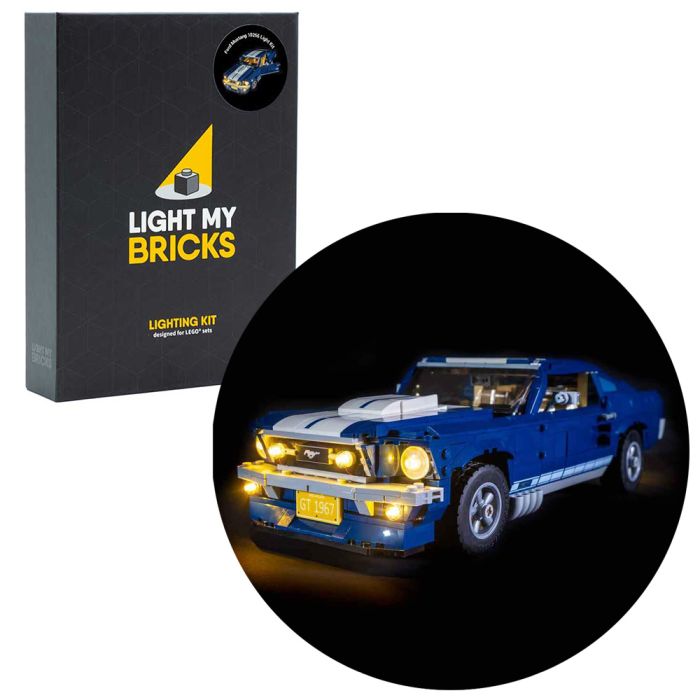 Light My Bricks LEGO Ford Mustang GT 10265 Lighting Kit
