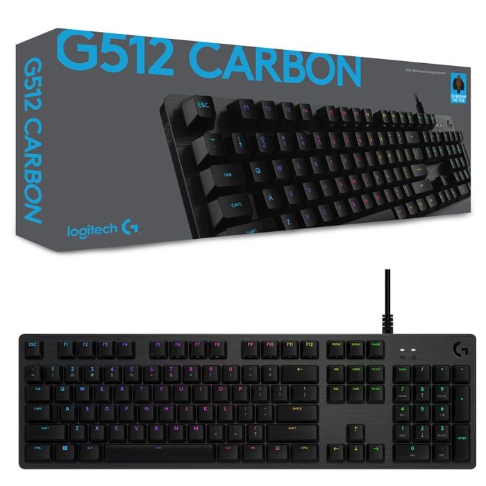 Logitech G512 Carbon GX Brown RGB Mechanical Gaming Keyboard