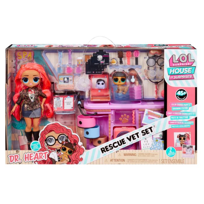 LOL Surprise House Of Surprises Dr.Heart Rescue Vet Set