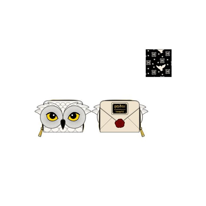 Loungefly Harry Potter Hedwig Howler Zip Wallet