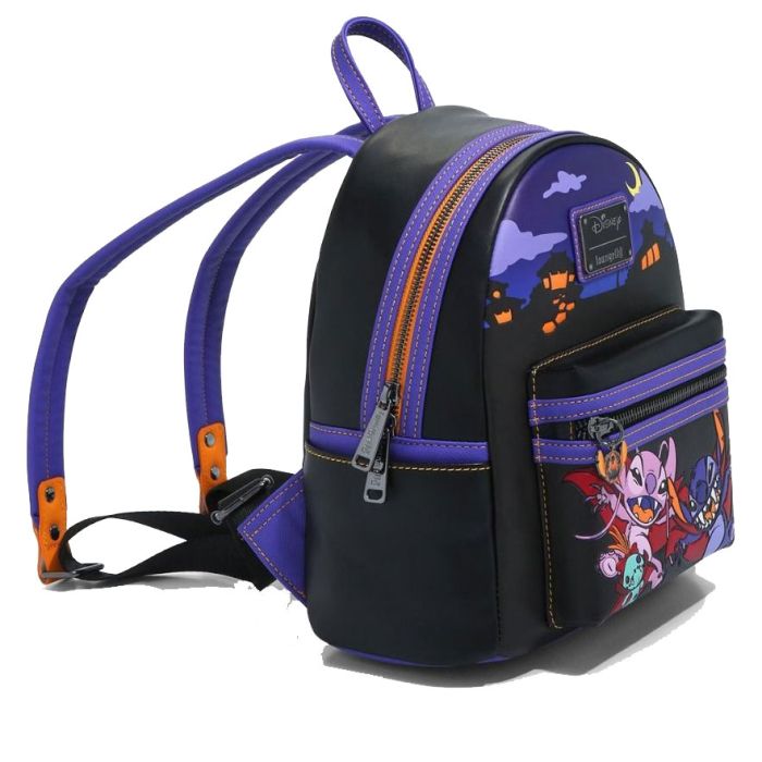 Loungefly Disney Lilo and Stitch The Series Vampire Angel & Stitch Mini Backpack Loungefly Disney Lilo & Stitch: The Series Vampire Angel  main image 3