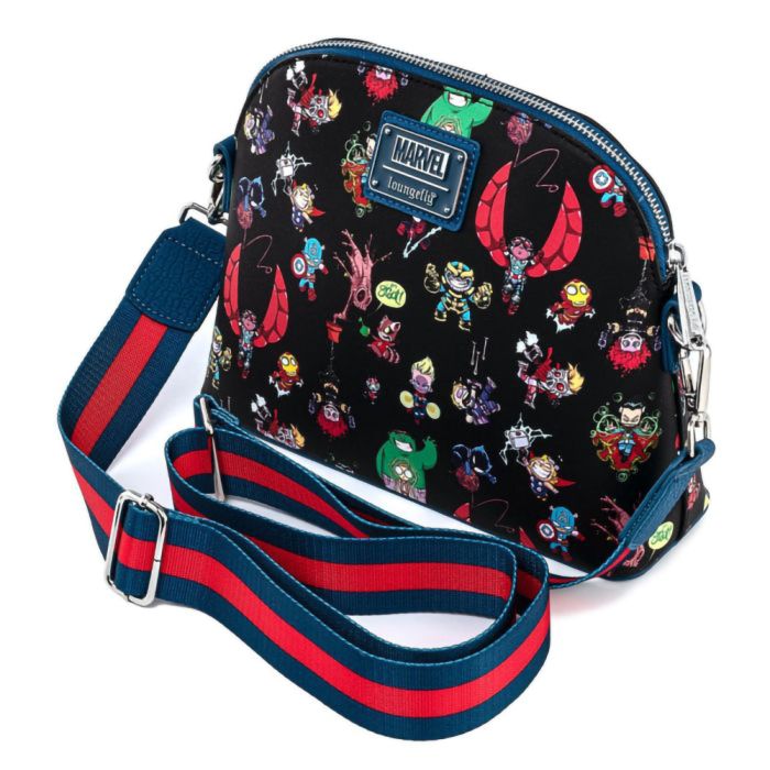 Loungefly Marvel Chibi Group Crossbody Handbag